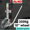 Alko 10 inch Ratchet Trailer Jockey Wheel Caravan Boat