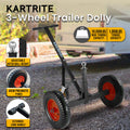 Kartrite Caravan Mover Trailer Dolly 1000lbs Tongue Capacity 3-Wheel
