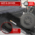 Kartrite Aluminium Folding Loading Ramp ATV Motorbike Motorcycle Golf Buggy Trailer - Black