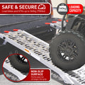 Kartrite Rigg Aluminium ATV Loading Ramp Foldable - Silver