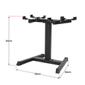Powertrain 150kg Adjustable Dumbbell Stand Rack