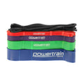 Powertrain 5x Resistance Bands Home Gym Exercise Loop