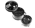 Wallaroo 3-in-1 Charcoal BBQ Smoker Portable Outdoor Barbecue Grill Meat Cooker & Roaster for Backyard Camping