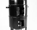 Wallaroo 3-in-1 Charcoal BBQ Smoker Grill Barrel