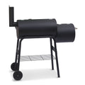 Wallaroo 2-in-1 Barbecue Grill Offset Smoker Outdoor BBQ