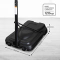 Kahuna Basketball Hoop Portable Stand Height Adjustable