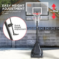 Kahuna Portable Basketball Hoop 2.3-3.05m Adjustable Kids Adults