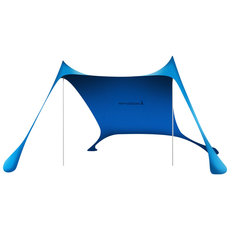 Wallaroo Beach Tent 2m x 2m Blue Sunshade Canopy