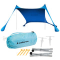 Wallaroo Beach Tent 2m x 2m Blue Sunshade Canopy