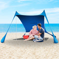 Wallaroo Beach Tent 2m x 2m Blue Sunshade Canopy