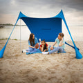 Wallaroo Beach Tent 2m x 2m Blue Sunshade Canopy