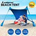 Wallaroo Beach Tent 2m x 2m Blue Sunshade Canopy