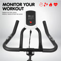 Powertrain Flywheel Exercise Spin Bike Black Home Gym