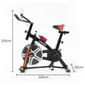 Powertrain Flywheel Exercise Spin Bike Black Home Gym