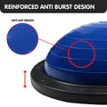 Powertrain 58cm Half Yoga Ball Balance Trainer Anti-Slip Stability Dome for Home Gym Core Fitness Workout Blue