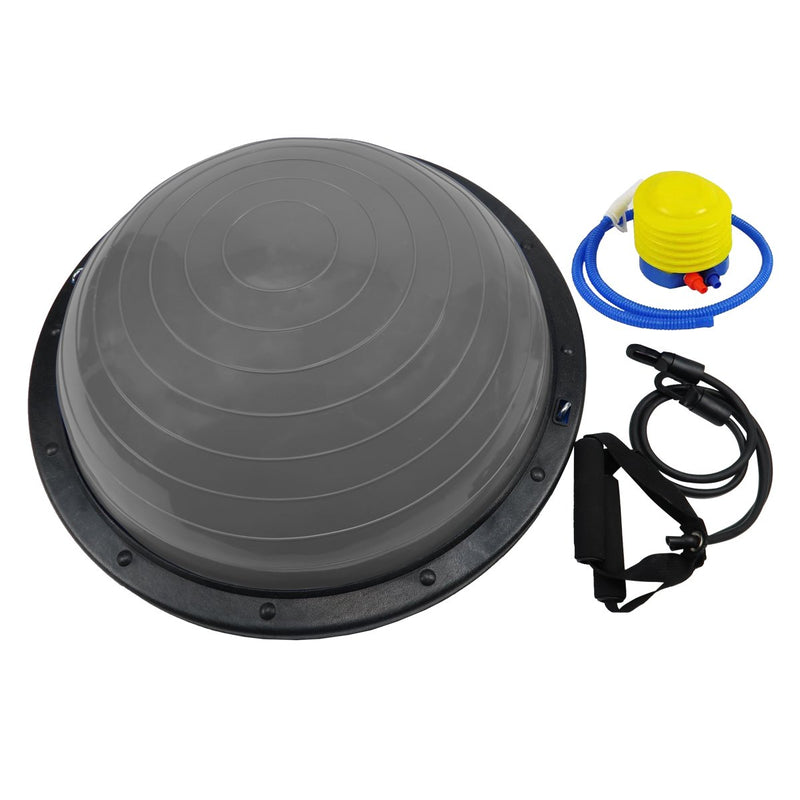 Powertrain Yoga Ball 65cm Grey Exercise Stability Balance Gym