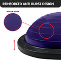 Powertrain Yoga Ball 65cm Purple Home Gym Workout Balance Trainer