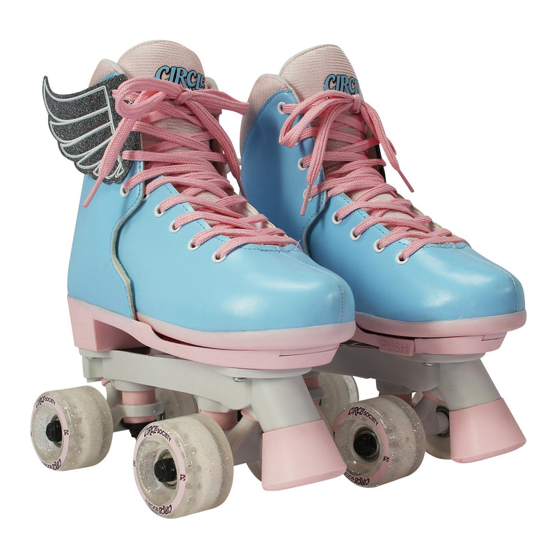 Circle Society Kids Quad Roller Skates Adjustable Cotton Candy