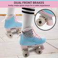 Circle Society Kids Quad Roller Skates Adjustable Cotton Candy