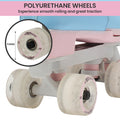 Circle Society Kids Quad Roller Skates Adjustable Cotton Candy