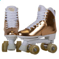 Circle Society Quad Roller Skates Kids Metallic Rose Gold Adjustable