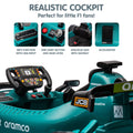 Kahuna Aston Martin Aramco F1 Licensed Electric Kids Ride On Race Car