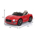 Kahuna Bentley 12V Kids Electric Ride On Car Remote Control Red