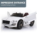 Kahuna Bentley 12V Kids Ride On Car White Electric Remote Control