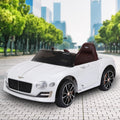Kahuna Bentley 12V Kids Ride On Car White Electric Remote Control