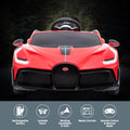 Kahuna Bugatti Divo Kids Electric Ride On Car Red 12V