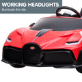 Kahuna Bugatti Divo Kids Electric Ride On Car Red 12V