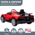 Kahuna Bugatti Divo Kids Electric Ride On Car Red 12V