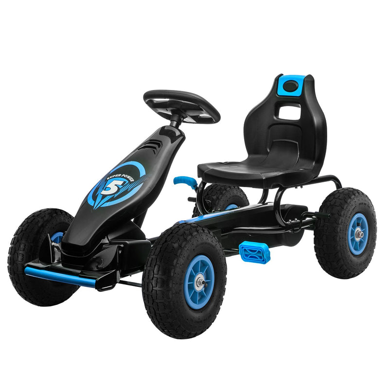Kahuna G18 Pedal Go Kart Kids Ride On Blue