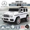 Kahuna Mercedes Benz AMG G63 Kids Electric Ride On Car w/ Remote Control - White