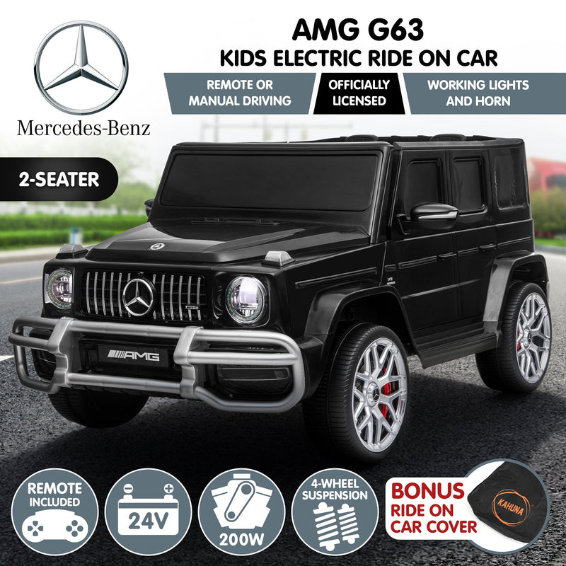 Kahuna Mercedes AMG G63 2 Seater Kids Electric Ride On Car Remote