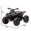 Kahuna GTS99 Kids Electric Ride On Quad Bike ATV 50W Black