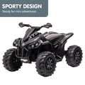 Kahuna GTS99 Kids Electric Ride On Quad Bike ATV 50W Black