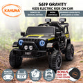 Kahuna S619 Kids Electric Ride On Car Black 12V 2 Seater