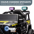 Kahuna S619 Kids Electric Ride On Car Black 12V 2 Seater