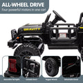 Kahuna S619 Kids Electric Ride On Car Black 12V 2 Seater