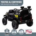 Kahuna S619 Kids Electric Ride On Car Black 12V 2 Seater