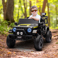 Kahuna S619 Kids Electric Ride On Car Black 12V 2 Seater