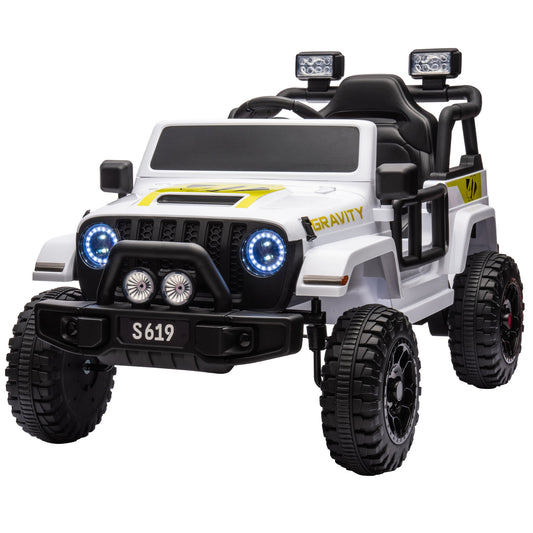 Kahuna S619 Kids Electric Ride On Car White 12V