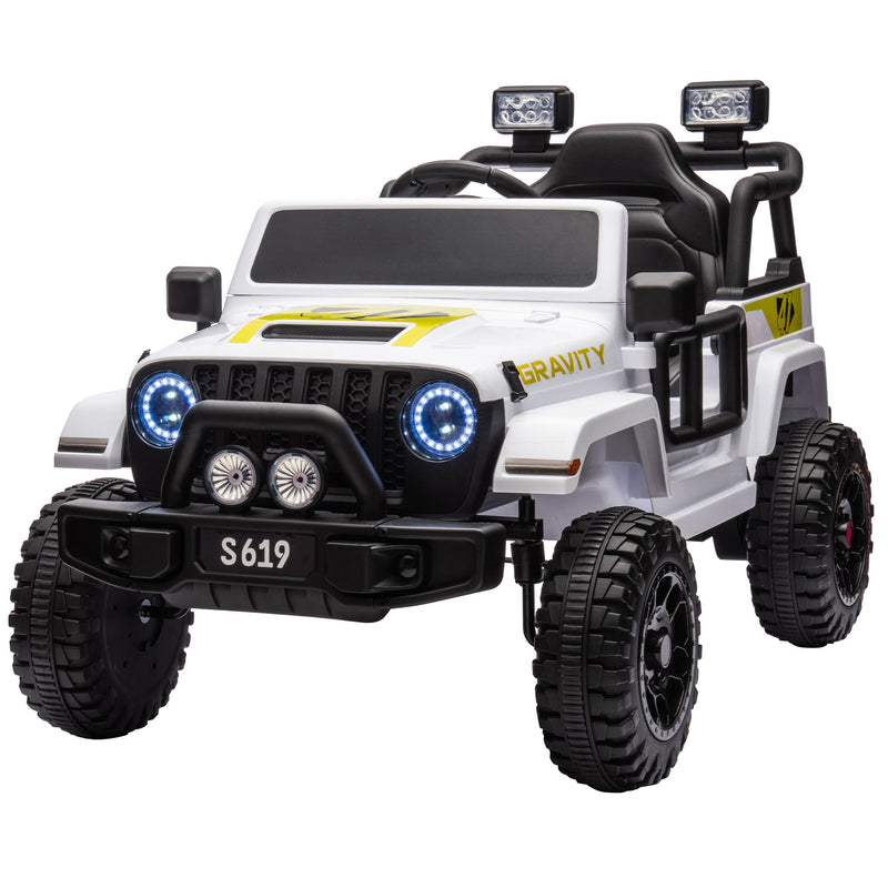 Kahuna S619 Kids Electric Ride On Car White 12V