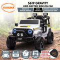 Kahuna S619 Kids Electric Ride On Car White 12V