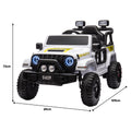 Kahuna S619 Kids Electric Ride On Car White 12V