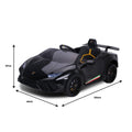 Kahuna Lamborghini Performante Kids Electric Ride On Car Black