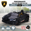 Kahuna Lamborghini Performante Kids Electric Ride On Car Black
