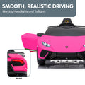 Kahuna Lamborghini Performante Kids Electric Ride On Car Pink