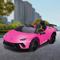 Kahuna Lamborghini Performante Kids Electric Ride On Car Pink